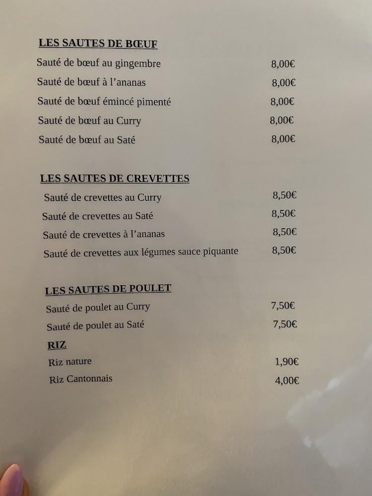 Restaurant Mékong - Menu Image 2